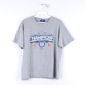 Reebok Youth Large Indianapolis Colts T Shirt Gray
